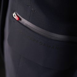 Chaqueta de concurso para mujer Equestro Ridertechnology con costuras termoselladas Marino Azul marino