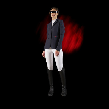 Chaqueta de concurso para mujer Equestro Ridertechnology con costuras termoselladas Chaqueta de concurso para mujer Equestro Ridertechnology con costuras termoselladas