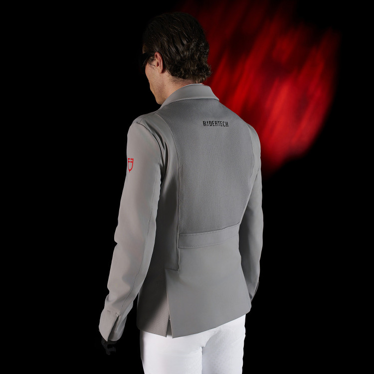 Chaqueta de concurso para hombre Equestro Ridertechnology con costuras termoselladas Chaqueta de concurso para hombre Equestro Ridertechnology con costuras termoselladas