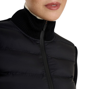 Chaqueta Equestro para mujer de nailon y punto con cremallera Chaqueta Equestro para mujer de nailon y punto con cremallera