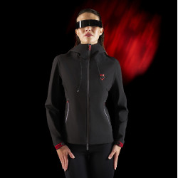 Chaqueta impermeable para mujer Equestro Ridertechnology con cremallera