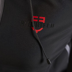 Chaqueta impermeable para mujer Equestro Ridertechnology con cremallera Negro