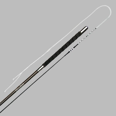 Fusta de enganche telescópica Whip & Go Carbone Negro
