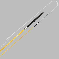 Fusta de enganche telescópica Whip & Go Carbone Amarillo Fusta de enganche telescópica Whip & Go Carbone Amarillo