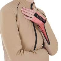 Chaqueta softshell para mujer de tejido técnico acolchado Equestro Incienso Beige