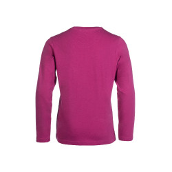 Polo de manga larga Polly HKM niño Magenta Rosa