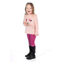 Polo de manga larga Polly HKM niño Magenta Rosa