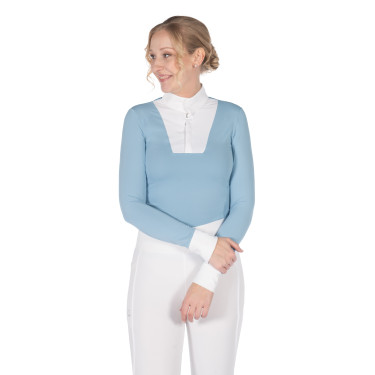 Polo de concurso Virginia de manga larga para mujer HKM Polo de concurso Virginia de manga larga para mujer HKM