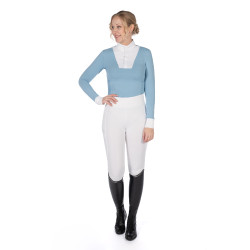 Polo de concurso Virginia de manga larga para mujer HKM Polo de concurso Virginia de manga larga para mujer HKM