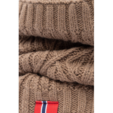 Cuello de punto B Vertigo Faye Marrón barro Beige