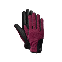 Guantes de equitación de invierno Kara Horze Poción violeta