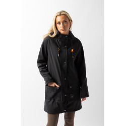 Impermeable Elise con forro acolchado Horze Negro caviar Impermeable Elise con forro acolchado Horze Negro caviar