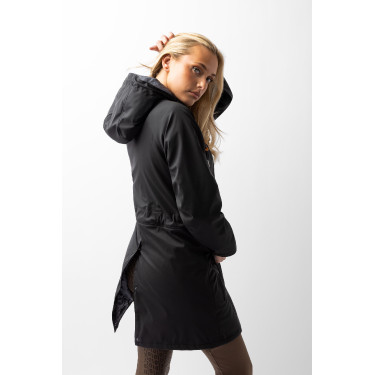 Impermeable Elise con forro acolchado Horze Negro caviar Impermeable Elise con forro acolchado Horze Negro caviar