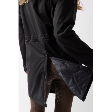 Impermeable Elise con forro acolchado Horze Negro caviar Impermeable Elise con forro acolchado Horze Negro caviar