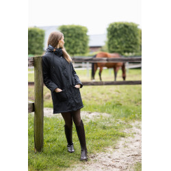 Impermeable Elise con forro acolchado Horze Negro caviar Impermeable Elise con forro acolchado Horze Negro caviar