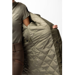 Impermeable Elise con forro acolchado Horze Verde oliva