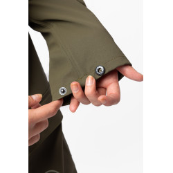 Impermeable Elise con forro acolchado Horze Verde oliva