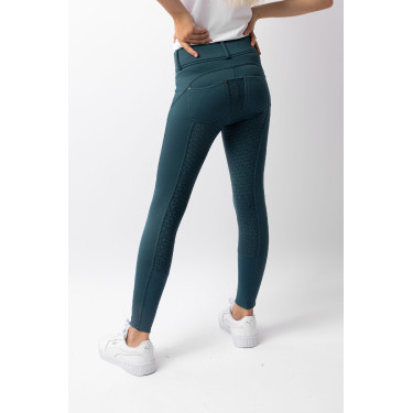 Pantalón de equitación térmico full grip Horze Rhea infantil con bolsillos traseros Pantalón de equitación térmico full grip Horze Rhea infantil con bolsillos traseros