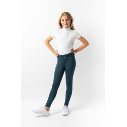 Pantalón de equitación térmico full grip Horze Rhea infantil con bolsillos traseros Pantalón de equitación térmico full grip Horze Rhea infantil con bolsillos traseros