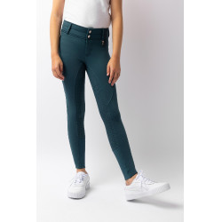Pantalón de equitación térmico full grip Horze Rhea infantil con bolsillos traseros Pantalón de equitación térmico full grip Horze Rhea infantil con bolsillos traseros