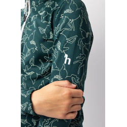 Camiseta de entrenamiento Pegasus infantil Horze Verde agua oscuro Camiseta de entrenamiento Pegasus infantil Horze Verde agua oscuro