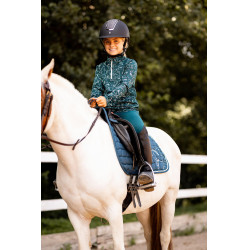 Camiseta de entrenamiento Pegasus infantil Horze Verde agua oscuro Camiseta de entrenamiento Pegasus infantil Horze Verde agua oscuro