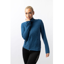 Chaqueta polar de equitación Darcey Horze Azul celeste