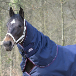 Cubrecuello Equi-Theme Tyrex 1200 D Azúl marino / burdeos