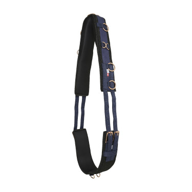 Cinchuelo de trabajo de nylon adicional Imperial Riding Deluxe Marino / rosa Azul Cinchuelo de trabajo de nylon adicional Imperial Riding Deluxe Marino / rosa Azul
