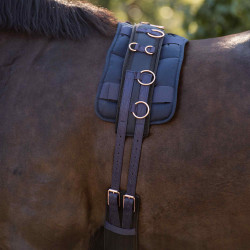 Cinchuelo de trabajo de nylon adicional Imperial Riding Deluxe Marino / rosa Azul Cinchuelo de trabajo de nylon adicional Imperial Riding Deluxe Marino / rosa Azul