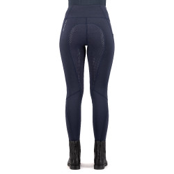 Leggings de equitación Euro-Star Breez FullGrip Azúl marino / azúl marino