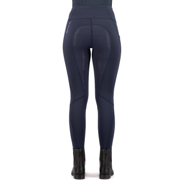 Leggings de equitación Euro-Star Breez FullGrip Azúl marino / azúl marino