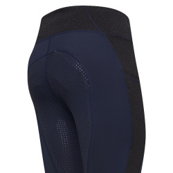 Leggings de equitación Euro-Star Breez FullGrip Azúl marino / azúl marino