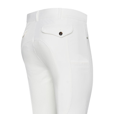 Pantalón de montar hombre Euro-Star Camillo FullGrip Blanco