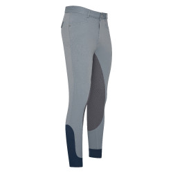 Pantalón de montar hombre Euro-Star Camillo FullGrip Titanio Gris