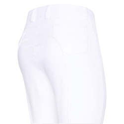 Pantalón de montar Euro-Star Evita FullGrip Blanco