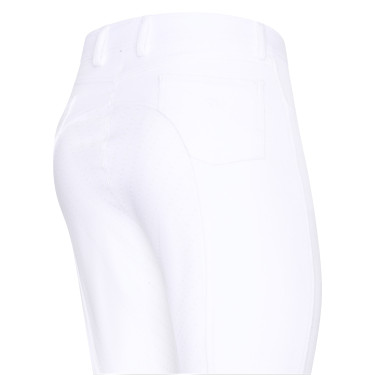 Pantalón de montar Euro-Star Evita FullGrip Blanco