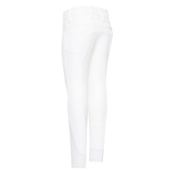 Pantalón de montar niño Euro-Star Evita FullGrip Blanco