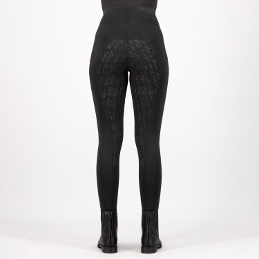 Euro-Star Dietse FullGrip Leggings de equitación para mujer Negro
