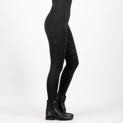 Euro-Star Dietse FullGrip Leggings de equitación para mujer Negro