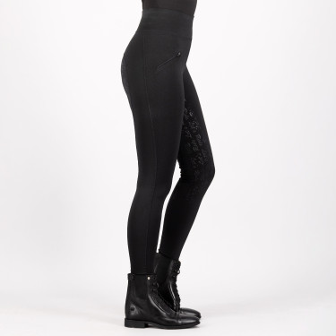 Euro-Star Dietse FullGrip Leggings de equitación para mujer Negro