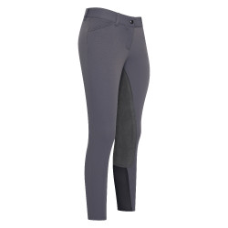 Euro-Star Arista Fashion Diamond Full Breeches Castaño oscuro Gris