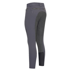 Euro-Star Arista Fashion Diamond Full Breeches Castaño oscuro Gris