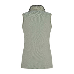 Polo Euro-Star Carmella sin mangas Castor gris Verde