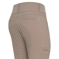 Pantalones de montar para niños Euro-Star Amara FullGrip Gris pardo Marrón Pantalones de montar para niños Euro-Star Amara FullGrip Gris pardo Marrón