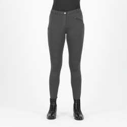 Pantalón de equitación Easy Rider Joy FullGrip Imán Gris