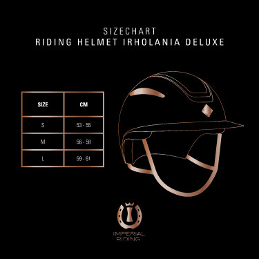 Casco Imperial Riding Olania Deluxe con visera grande Casco Imperial Riding Olania Deluxe con visera grande