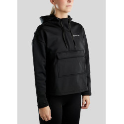 Anorak Montar con cremallera de un cuarto, bolsillo y capucha para mujer