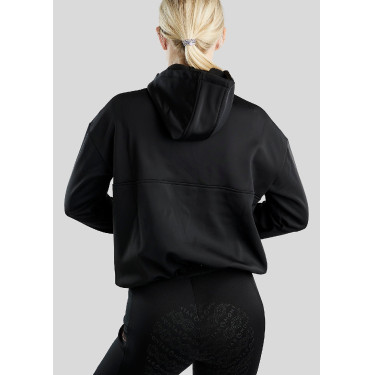 Anorak Montar con cremallera de un cuarto, bolsillo y capucha para mujer Anorak Montar con cremallera de un cuarto, bolsillo y capucha para mujer