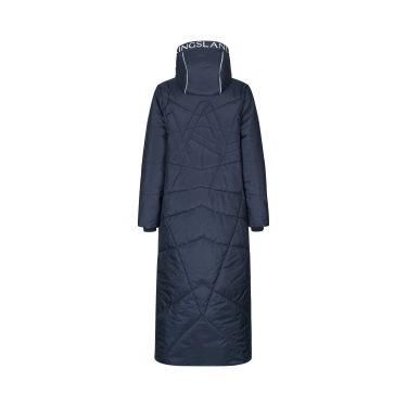 Abrigo largo Kingsland e aislante para mujer KLValdy Marino Azul marino